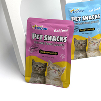 Nourriture humide pour chat de saumon de lapin de haute qualité 60 g/paquet collations de viande de qualité supérieure pour le gain de poids nourriture pour chat en gros