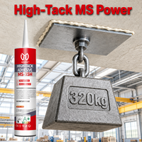 Adhésif polymère MS haute adhérence MS-35H 300ml/280ml/260ml, mastic hybride polymère MS à haute résistance pour l'emballage et la construction