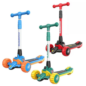 High Quality Kids Folding Scooter with 3 <b>Plastic</b> <b>Wheels</b> for Children - Product Image 4