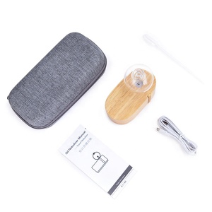 Portable Electric Aroma <strong>Diffuser</strong> Wood <strong>Glass</strong> <strong>Nebulizing</strong> for Outdoor Application for Pure Essential Oil Fragrance Aromatherapy
