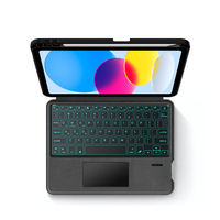 Casing Keyboard Multifungsi untuk iPad 10th Model Baru, Mendukung Bahasa Arab, Rusia, dll.