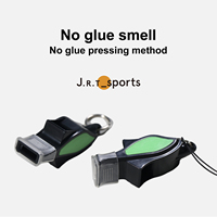 Silbato de árbitro de fútbol profesional con logotipo personalizado de emergencia de supervivencia simple JRT con cordón