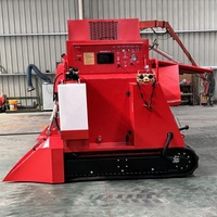 Mélangeur de compost PTO tourneur mélangeur de culture machine de compostage des déchets machine de fabrication d'engrais pour les fermes de champignons