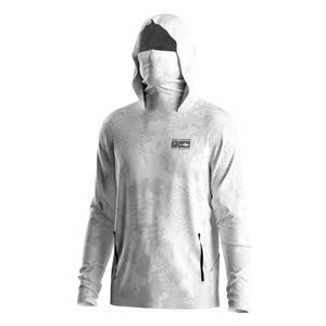 เสื้อตกปลาแขนยาวมีฮู้ดพร้อมแผ่นกันแดด UPF50+ คุณสมบัติการระบายความชื้น และแผงตาข่ายระบายความร้อน - Product Image 1