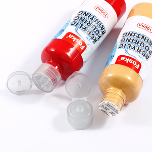 Foska 100ml 4 <strong>Pastel</strong> Colors Acrylic Pouring <strong>Paint</strong> with Large Volume for Canvas Paper Wood and More - Product Image 4