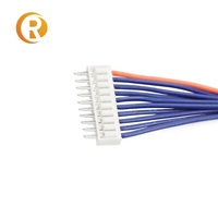 PH2.0 JST 2.0mm 2-16Pin 26AWG kabel konektor elektronik PVC isolasi baterai perumahan PA6 UL94V-0 untuk sepeda motor mobil