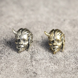 Tiebro Demon Brass EDC DIY Pulseras Tejidas, Cordones, Colgantes para Herramientas de Exterior, Dijes, Accesorios Metálicos, Regalos, Fidget Spinners, Producto - Product Image 1