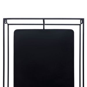 Estante rectangular de pared con espejo y base de madera para entrada o baño, organizador de almacenamiento - Product Image 6