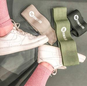 OEM logotipo personalizado mujeres entrenamiento tela elástica cadera círculo haga su propio personalizado impreso bandas de resistencia bolsas de energía - Product Image 6