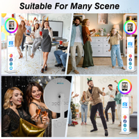 Rossmine Meilleures ventes Direct usine Cabine photo iPad portable 10,9/11 pouces avec flight case pour événements et fêtes