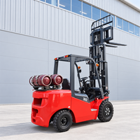 EPA Tier 4 Zugelassener 3000kg Propan-Gabelstapler mit Nissan K25 Motor, Niedrige Emissionen für Kühlketten-Logistik und -Vertrieb