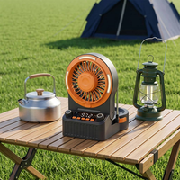 Ventilateur de bureau portable haute vitesse pour le camping avec chargement USB, 10 000 mAh