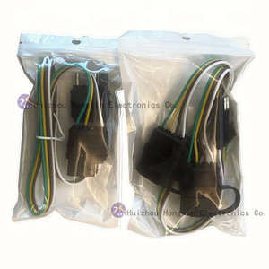 米国スタイル 4ピン-7ピン アダプター 12V US トレーラーヒッチ 配線牽引ハーネス フラット4ピン プラグ 自動車用 - Product Image 3