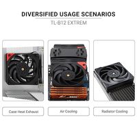 Thermalright TL-B12 Extreme 120mm Ventilateur PWM de refroidissement Ventilateurs de qualité industrielle Ventilateur CPU haute