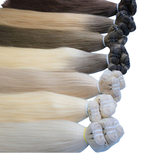 Pleines extrémités cheveux vierges 100g trame de cheveux vietnamiens toutes les couleurs teint Machine Double haute qualité nouvelle trame de longueur personnalisée - Product Image 3