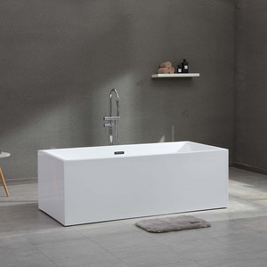 <span class=keywords><strong>Baignoire</strong></span> autoportante rectangulaire en acrylique pour 1 personne de conception originale d'usine Baignoires à remous - Product Image 1
