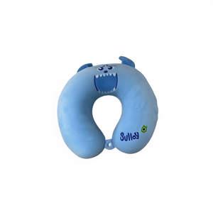 หมอนรองคอเดินทางปักลาย HAC ขนาด 30x30 ซม. แบบพกพา ทำจากเมมโมรี่โฟมพองลมได้ พร้อมพิมพ์โลโก้ สำหรับใช้ในรถยนต์และตั้งแคมป์ - Product Image 1