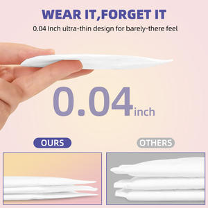 Bantalan payudara Ultra tipis sekali pakai, 100 buah bantalan payudara 50X penyerap siang malam kering bernafas, bantalan menyusui lembut untuk ibu higienis - Product Image 3