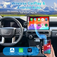 Nueva Pantalla de Navegación de 15.0 Pulgadas para Toyota TACOMA/X-RUNNER/4Runner 2024 - Reproductor de DVD para Auto con Pantalla Táctil Carplay