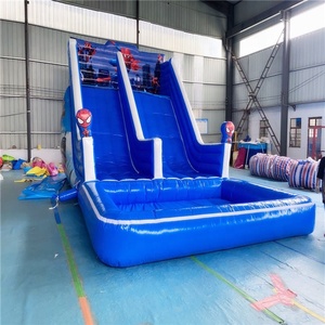 Tobogán inflable de PVC para Parque de Atracciones popular al por mayor superventas de Weiyuan, tobogán de piscina inflable pequeño creativo - Product Image 2