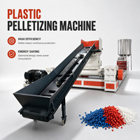 Ligne de granulation de déchets EPE à haute efficacité, granulateur à vis simple pour coton perlé, vente directe d'usine