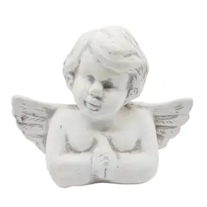 Adorno de estatua de Ángel para interior del hogar, accesorios de decoración de jardín, estatuilla de cerámica