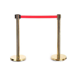 Crowd Control Stanchion Retractable Belt <strong>Barrier</strong> With Water Tank Base Portable <strong>Barrier</strong> for Airport Security &amp; Event Management - Product Image 1