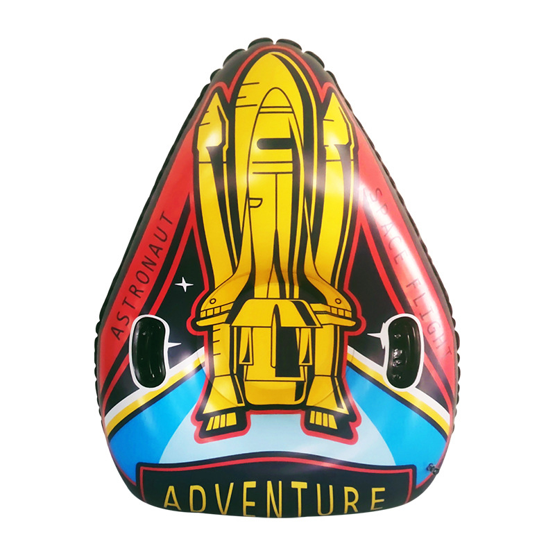 Треугольная ракетка для детей и взрослых, зимняя надувная Снежная трубка, лыжное кольцо, лыжное кольцо