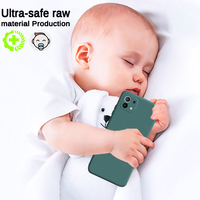 Casing Silikon Cair Beludru Asli, Pelindung Belakang untuk Xiaomi Redmi Note 10 9 8 7 Pro Max Mi 11 10 Lite Poco F1 F2 Pro X3 NFC M3