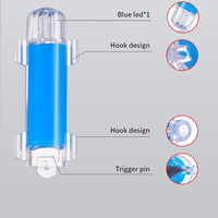 Lampes de pêche en haute mer à LED pour quai de bateau Lampe de pêche sous-marine verte et bleue Lampe de pêche étanche pour appâts et leurres