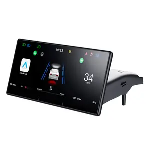 Mini dashboard meter for Tesla Model Y/3 CarPlay speedometer hud easy control door reminder smart meter accessories