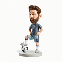 Figurines de chanteurs rock personnalisées en résine, faites à la main, souvenirs de stars de football, décoration d'intérieur, art artisanal