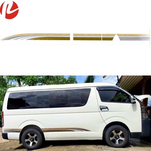 Calcomanías para Autos, Decoración Exterior, Hiace Mini <span class=keywords><strong>Bus</strong></span> 2005-2018, Calcomanías Coloridas para Carrocería, Papel Adhesivo, 13 Asientos, 9 Asientos - Product Image 3