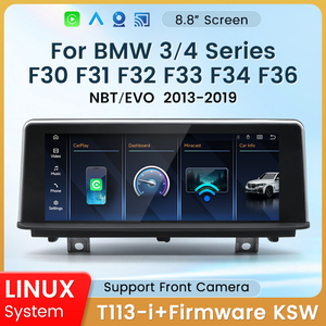HFmidia 2026 ระบบลินุกซ์ใหม่ ขนาด 8.8 นิ้ว สำหรับ BMW ซีรีส์ 3 4 รุ่น M3 M4 F30 F32 F34 F36 NBT EVO เครื่องเล่นวิดีโอในรถยนต์แบบไร้สาย CarPlay - Product Image 2