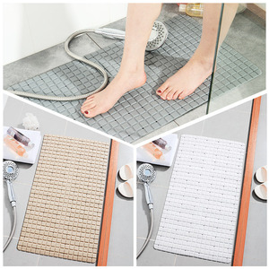 Machine Washable TPE <strong>Bath</strong> Tub <strong>Mat</strong> Non-Slip Shower <strong>Mats</strong> with Suction Cups and Wave Pattern Bathtub Bathroom <strong>Mats</strong> - Product Image 3