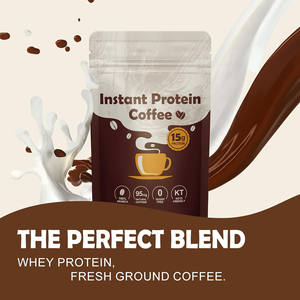 חוני אורגני באיכות גבוהה חלבון אבקת קפה מיידית אבקת קפה מיידית עבור הרזיה סוכר ללא סוכר קפה - Product Image 4