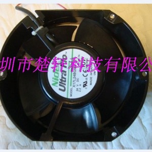 นิเด็ค อัลตร้าฟิโอพัดลมอุตสาหกรรม 24V DC 3.8A X17L24BS1M5-09 K01 โครงอะลูมิเนียมผลิตในญี่ปุ่น - Product Image 2