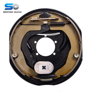 Nouveau système de frein à tambour électrique de 10 pouces avec levier de frein de stationnement pour <span class=keywords><strong>camping</strong></span>-<span class=keywords><strong>car</strong></span>, caravane, <span class=keywords><strong>remorque</strong></span>, <span class=keywords><strong>attache</strong></span> d'essieu, kit de freinage robuste - Product Image 1