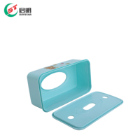 Boîte à mouchoirs en plastique PP moulée par injection, support à mouchoirs au design moderne, boîte de rangement pour serviettes pour la maison et la salle de bain