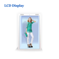 Reklam veya sergi için şeffaf LCD ekran ekranlı interaktif 3D Hologram kutusu vitrin