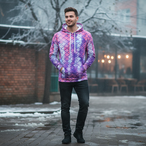 Sweat-shirts d'hiver pour hommes, best-sellers, qualité supérieure, imprimés par transfert thermique, 100% coton, légers, respirants, manches longues - Product Image 3
