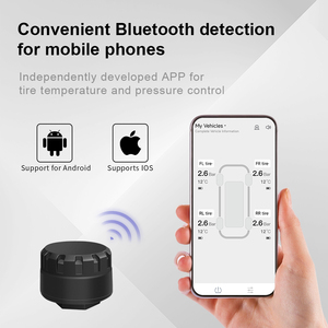 Sistema de Monitoreo de Presión de Neumáticos TPMS con Aplicación Móvil Bluetooth para Motocicletas, Herramienta de Diagnóstico con Pantalla Móvil - Product Image 2