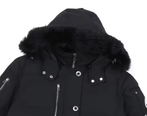<span class=keywords><strong>Veste</strong></span> d'hiver <span class=keywords><strong>Moose</strong></span> Parker personnalisée de luxe, <span class=keywords><strong>veste</strong></span> en duvet pour homme, capuche en fourrure signature - Product Image 4