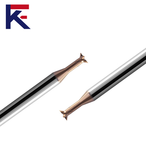 Fresa de Carburo Sólido KF de 4 Filos con Recubrimiento <span class=keywords><strong>TiNC</strong></span> para Perfiles de Metal CNC, Amplio Rango de Dureza, Bajo Desgaste - Product Image 2