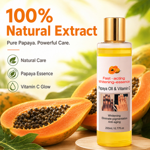 Aceite Corporal Orgánico de Papaya OEM/ODM, Vegano, con Niacinamida Líquida para Blanquear la Piel, Manchas Oscuras y Pigmentación en los Nudillos - Product Image 2