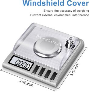 Balance électronique Uniweigh KD-50 50g, grammes 0,001g, haute précision, écran LCD, balance de laboratoire numérique, balance de poche pour peser les diamants - Product Image 5