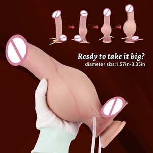 SXXY Realistic <b>Inflatable</b> & Ejaculating Dildos With Sucker Soft Expand <b>Inflatable</b> Anal Plug 18+ Adult Sex <b>Game</b> - Product Image 3