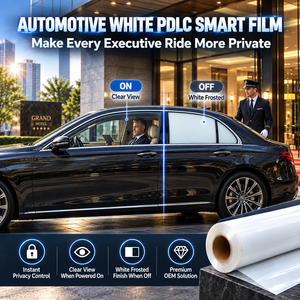 Pellicola Oscurante PDLC per Auto, Bianca Satinata, Tinta per Finestrini Commutabile, Trasparente Elettricamente Quando Accesa, Opaca Quando Spegnuta, Rotolo Personalizzato - Product Image 1