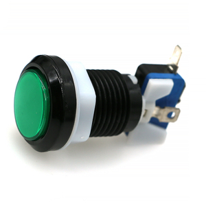 Máquina de juego con botón pulsador iluminado LED de 33mm, botones pequeños, controlador de Arcade Hitbox, accesorios de Joystick MAME para PC DIY - Product Image 4