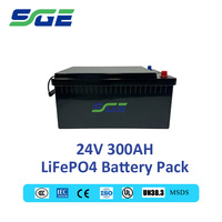 Paket Baterai LiFePO4 24V300AH Kualitas Terbaik, Ringan, Pengganti untuk Kendaraan Listrik Roda 2 dan 3
